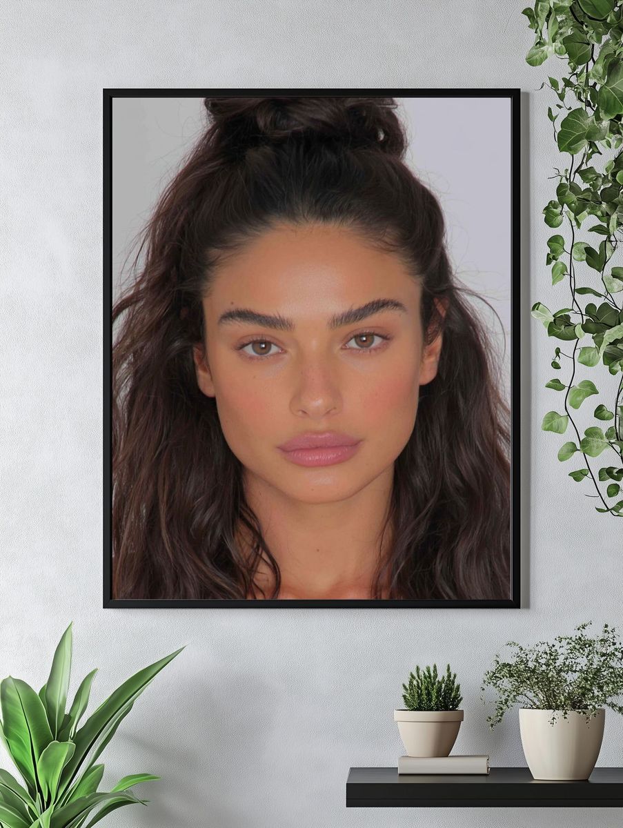 Woman Portrait Photography Poster. — room view 4