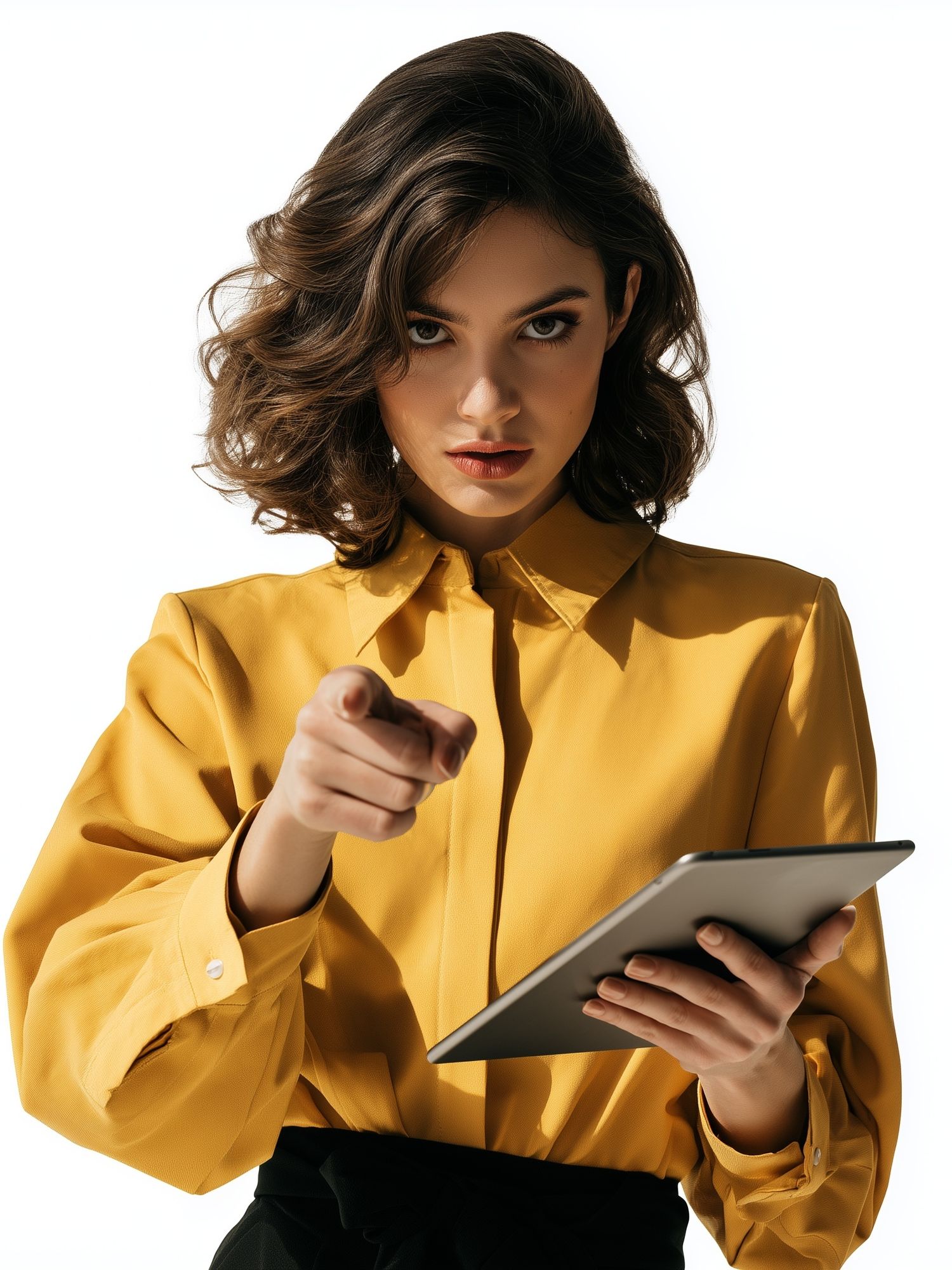 Confident Woman Portrait Photography Poster. poster detail