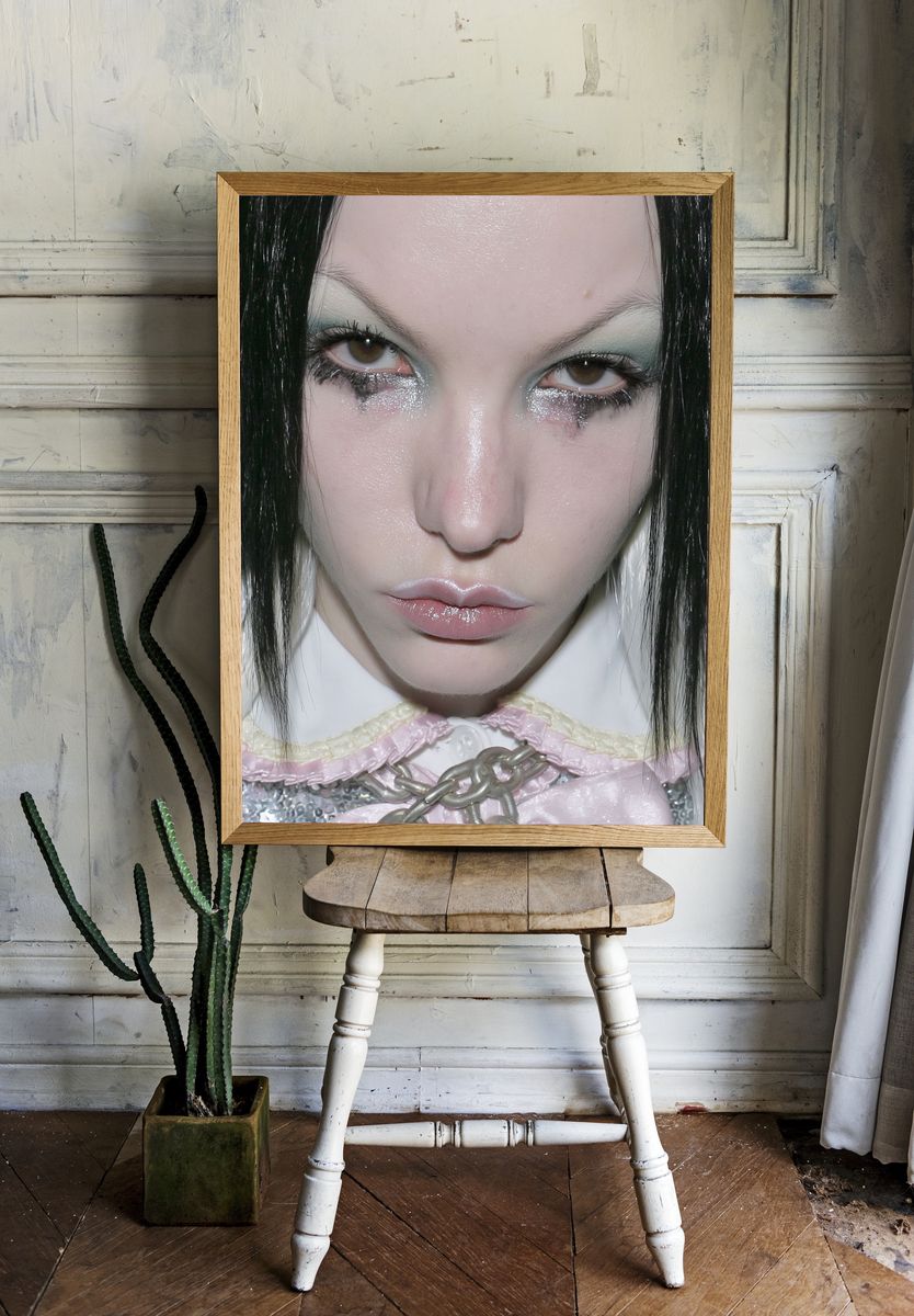 Avant-Garde Portrait Photography Poster. room preview