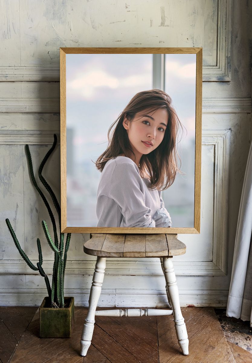 Soft Light Portrait Photography Poster. — room view 1