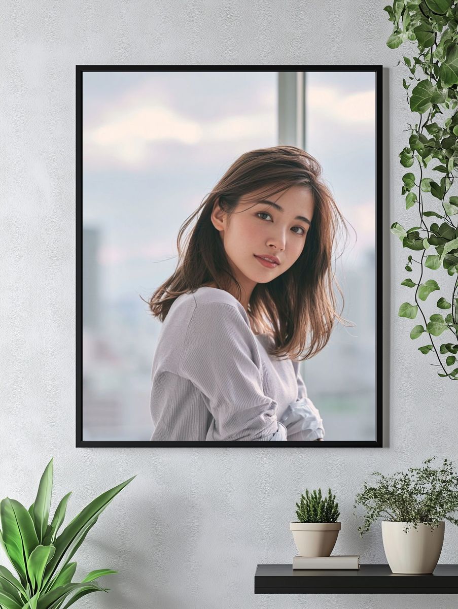 Soft Light Portrait Photography Poster. — room view 4