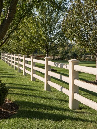 Sunlit Country Fence Photography Poster. poster