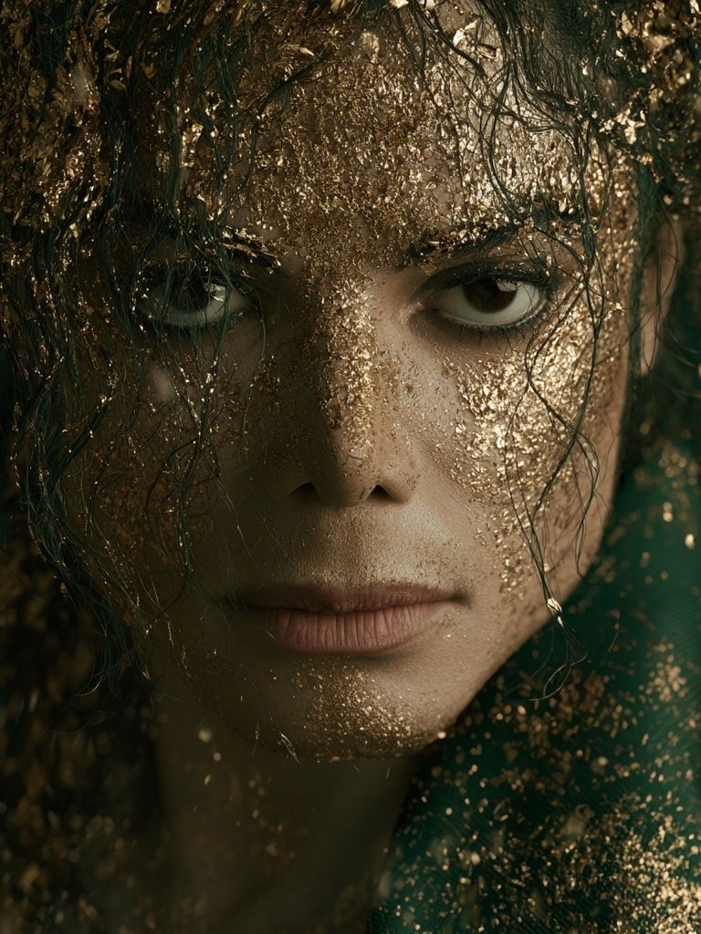 Gilded Portrait Photography Poster. poster detail