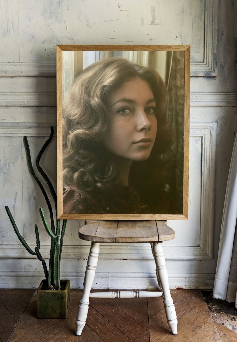 Vintage Portrait Photography Poster. — room view 1