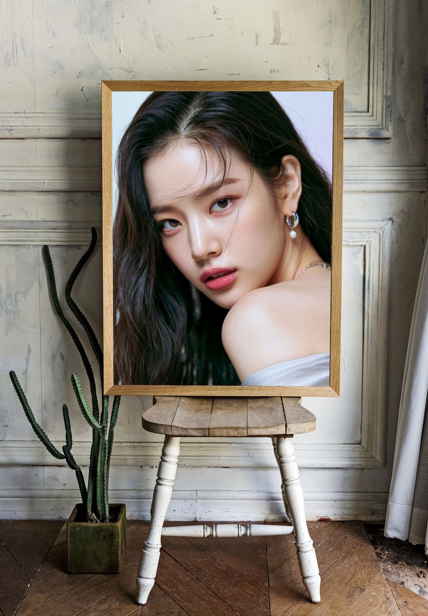 Elegant Woman Portrait Poster. — room view 1