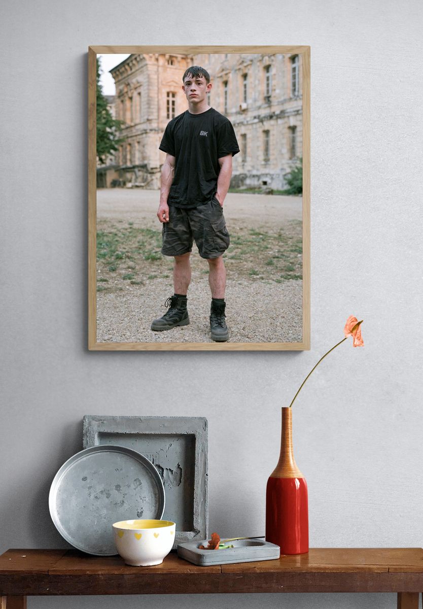 Young Man at Chateau — Photography Print. — room view 3