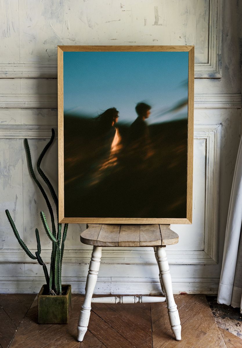 Blurred Silhouettes Photography Print. — room view 1