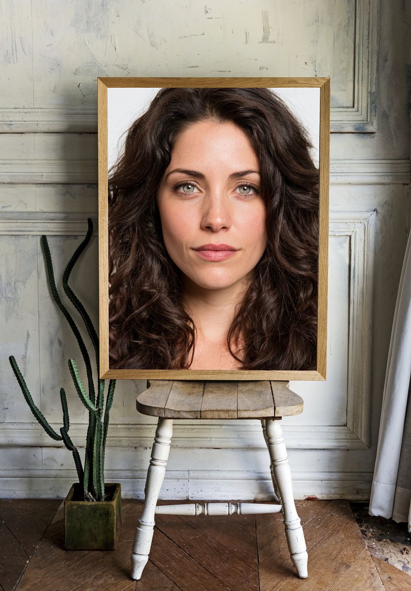 Woman Portrait Photography Poster. — room view 1