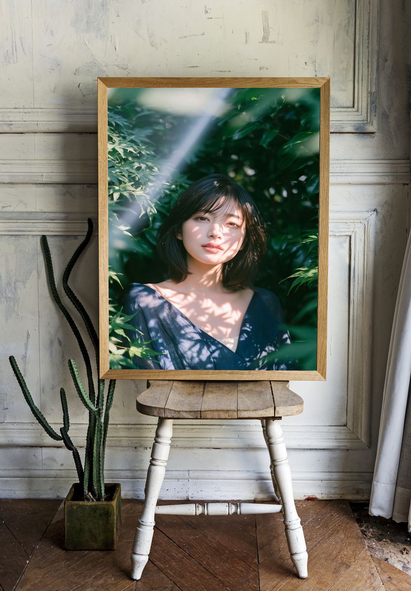 Forest Portrait Photography Poster. — room view 1