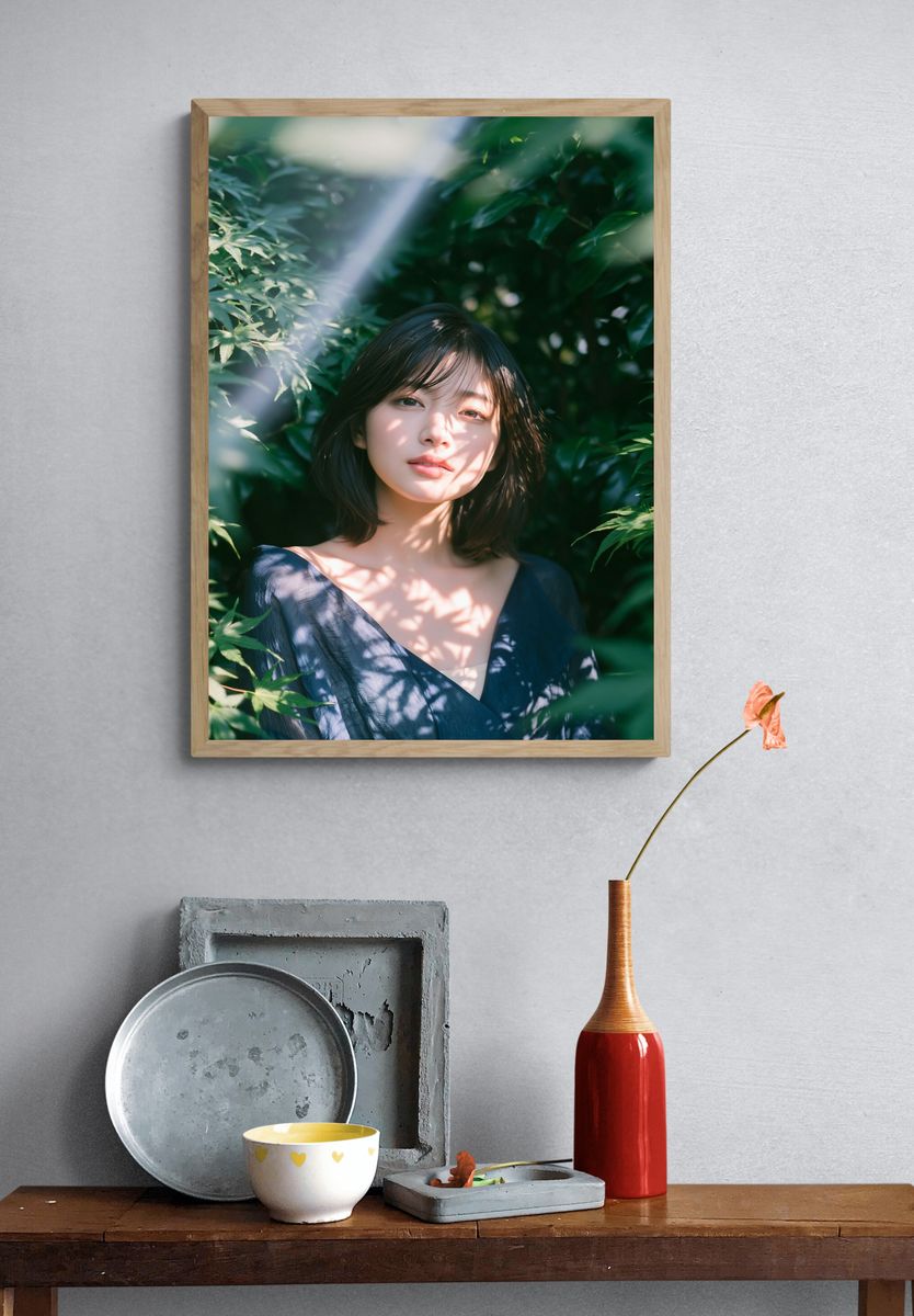 Forest Portrait Photography Poster. — room view 3