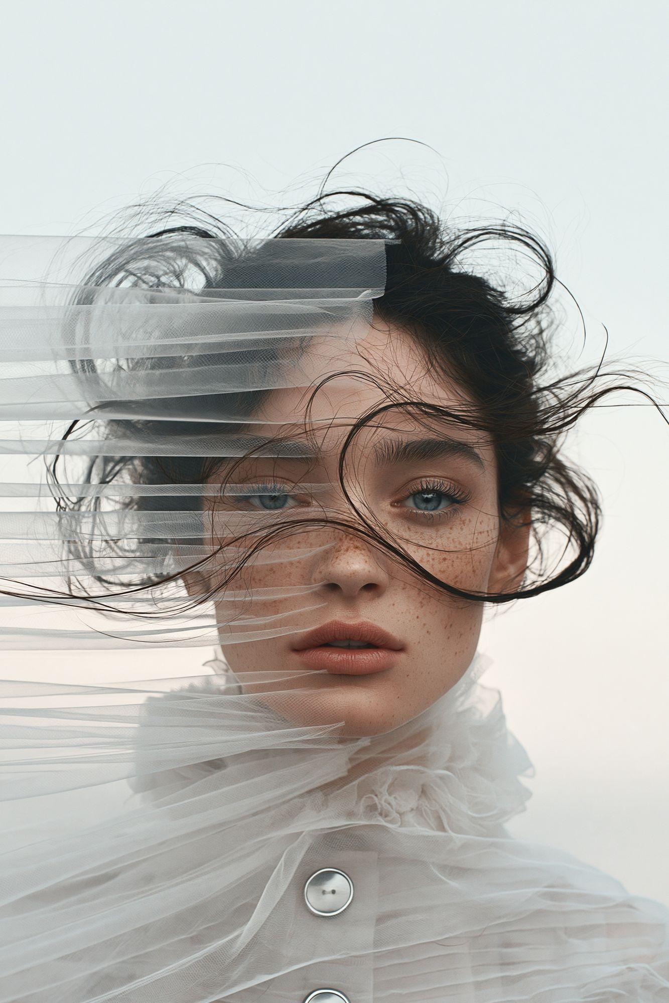Freckled Portrait Photography Poster. poster — photography art