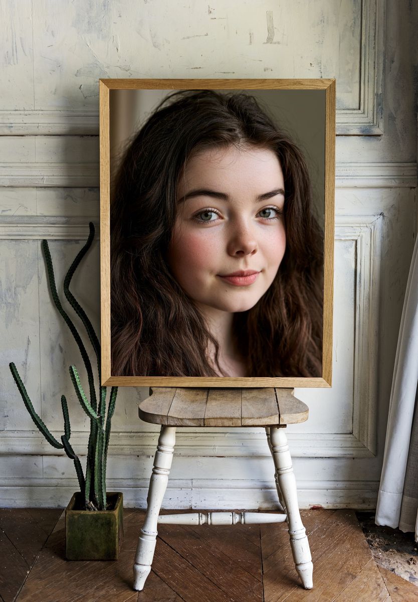 Soft Portrait Photography Poster. — room view 1