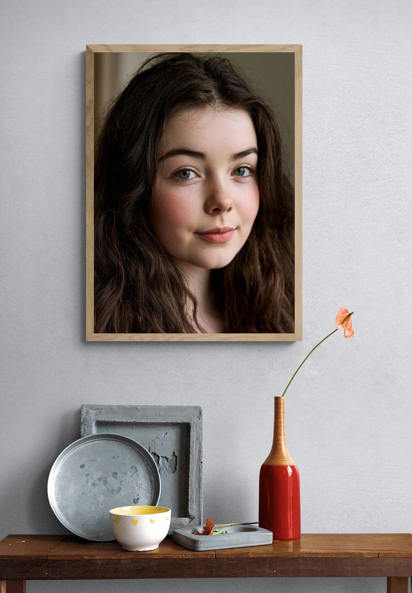 Soft Portrait Photography Poster. — room view 3