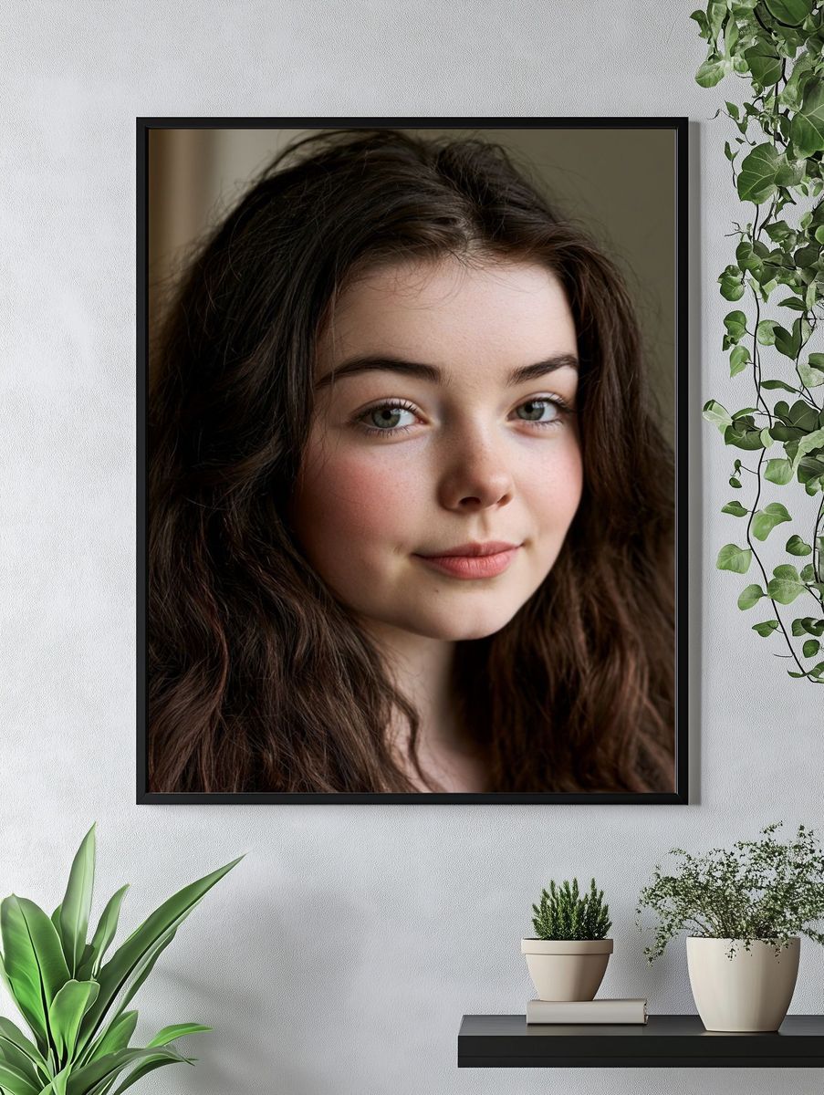 Soft Portrait Photography Poster. — room view 4