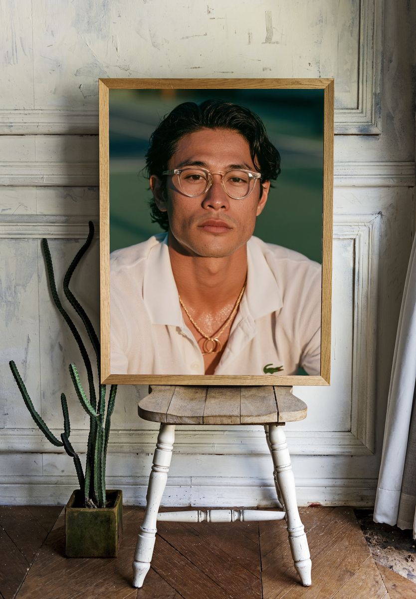 Stylish Portrait Photography Poster. — room view 1