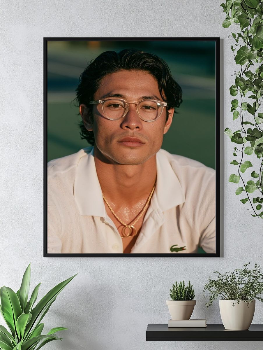 Stylish Portrait Photography Poster. — room view 4