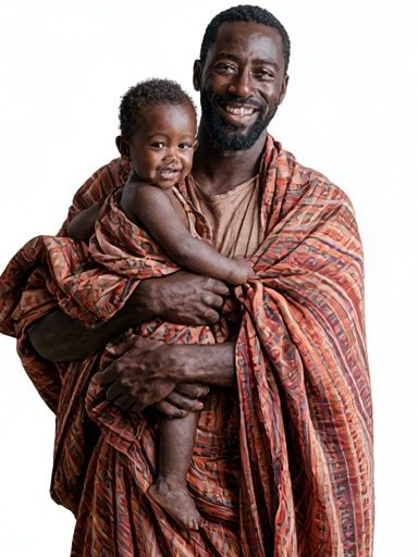 Father and Child Portrait Print. poster — photography art