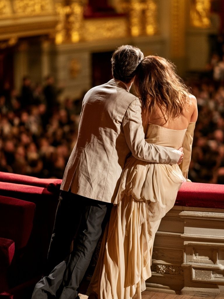 Theatre Balcony Couple Photography Poster. poster — photography art
