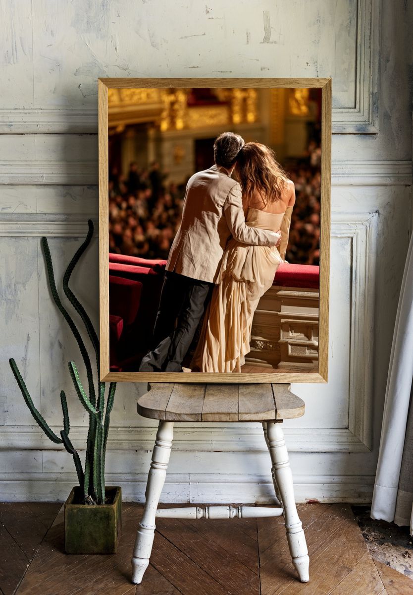 Theatre Balcony Couple Photography Poster. — room view 1