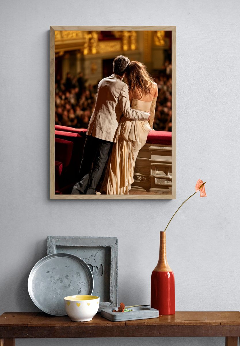 Theatre Balcony Couple Photography Poster. — room view 3