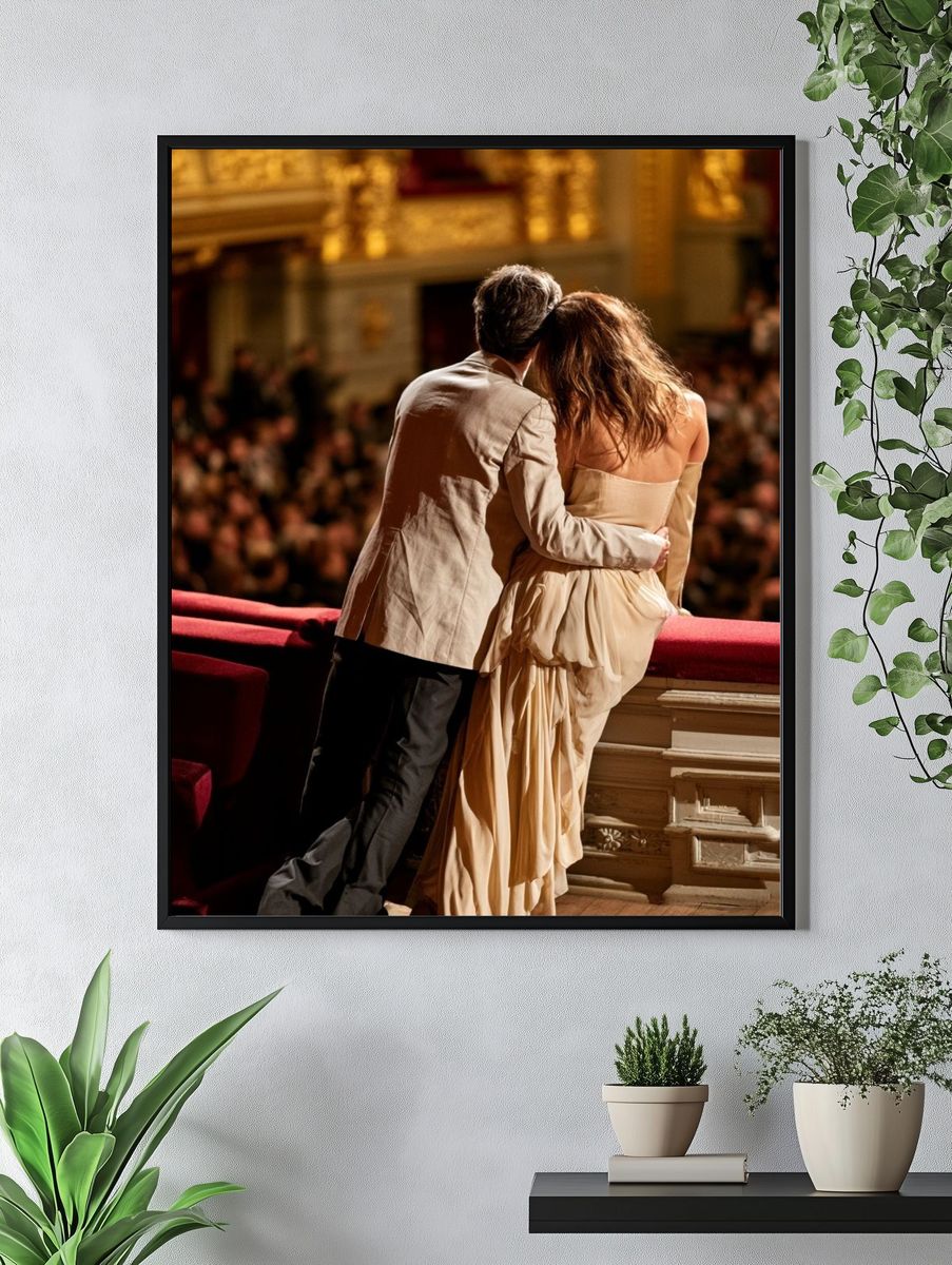 Theatre Balcony Couple Photography Poster. — room view 4