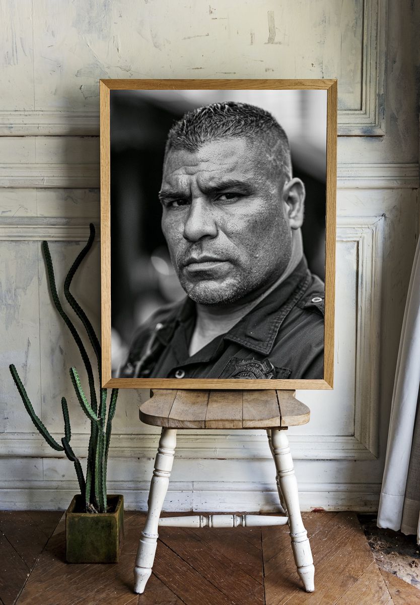 Intense Portrait Photography Poster. room preview
