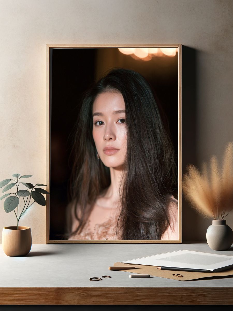 Elegant Portrait Photography Poster. — room view 2