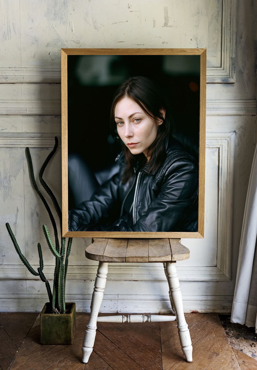 Moody Portrait Photography Poster. — room view 1