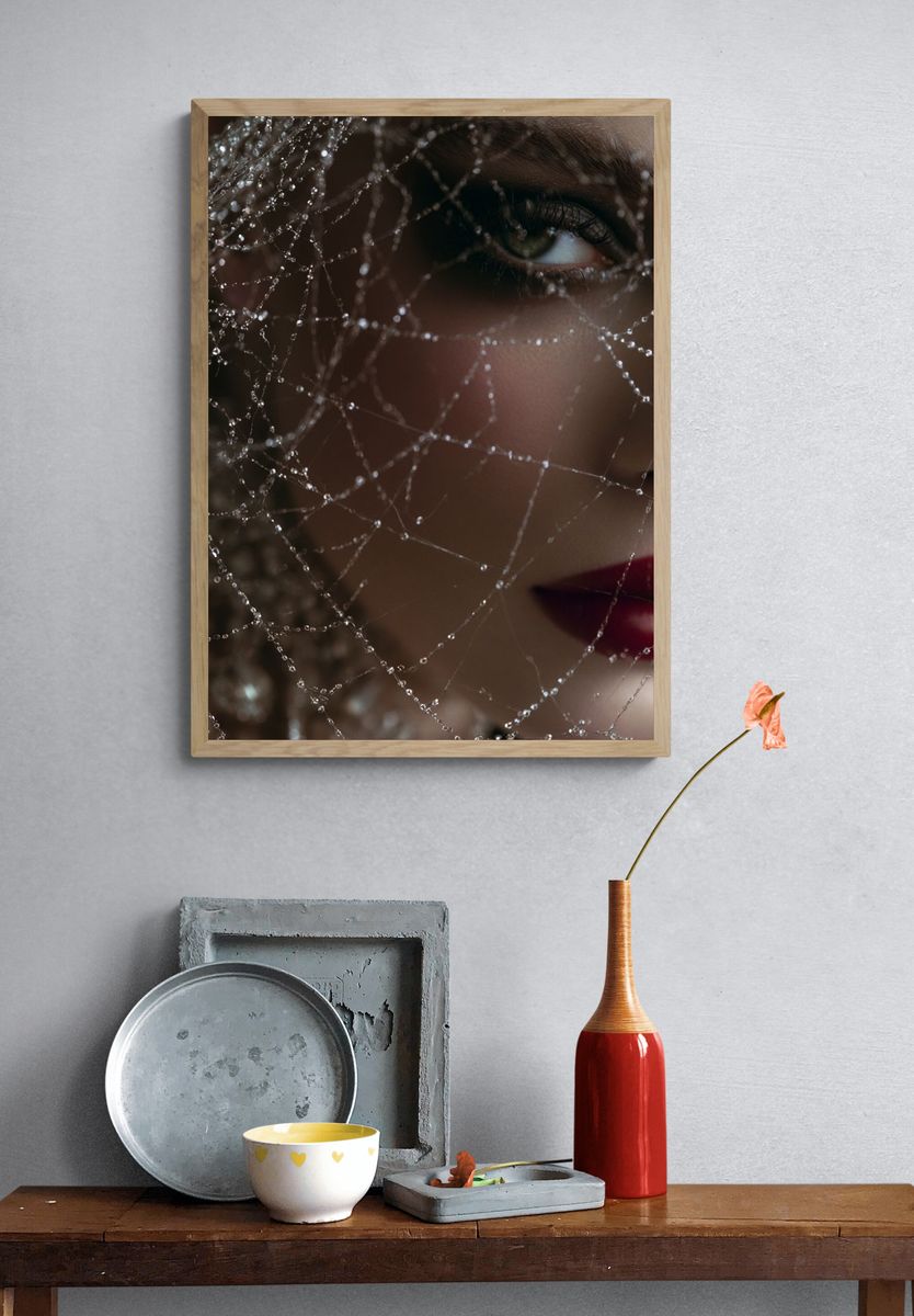 Veiled Portrait Photography Poster. — room view 3