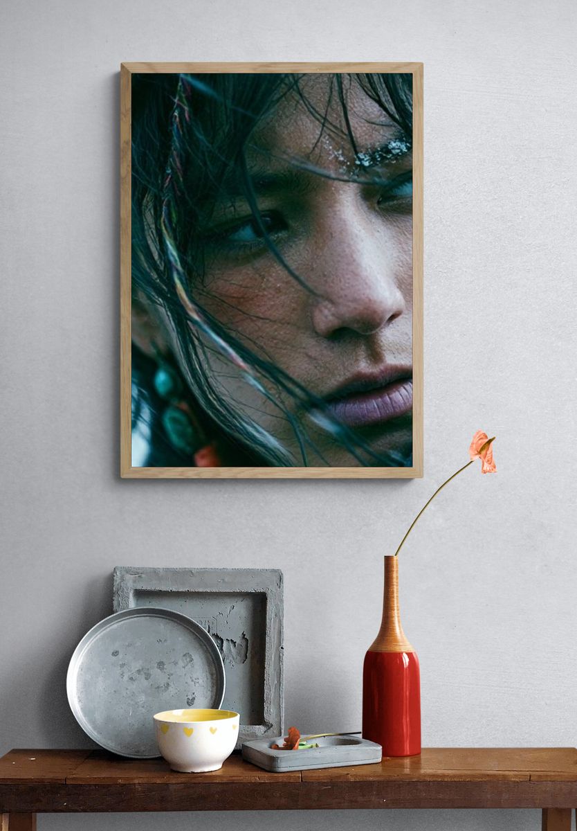 Intense Portrait Photography Poster. — room view 3