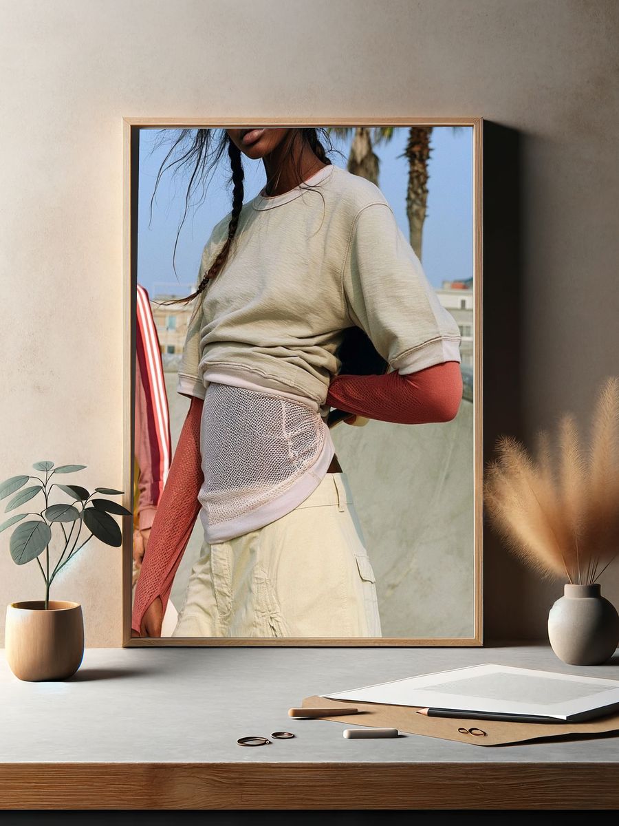 Streetwear Portrait Photography Poster. — room view 2