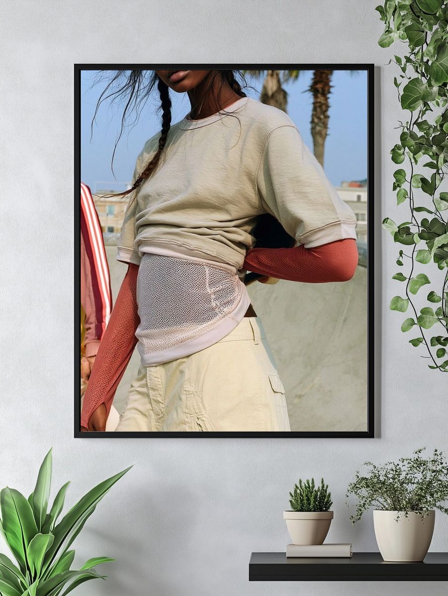 Streetwear Portrait Photography Poster. — room view 4