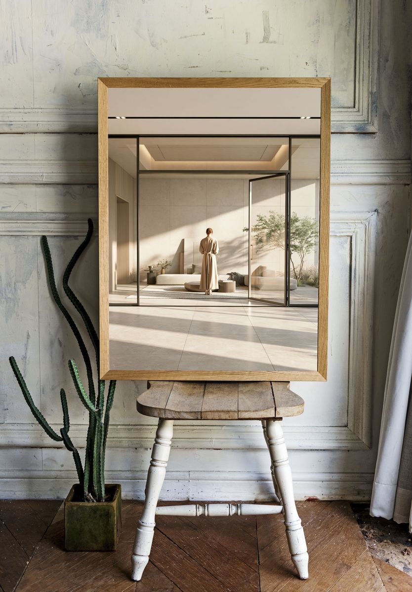 Minimalist Sunlit Interior Poster. — room view 1