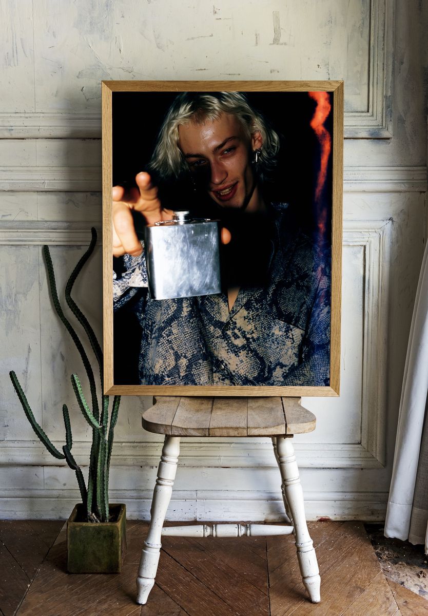 Moody Portrait Photography Poster. — room view 1