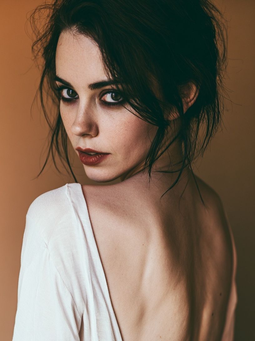 Moody Portrait Photography Poster. poster — photography art
