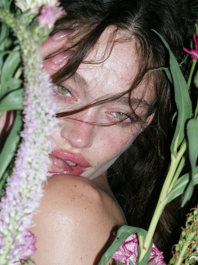 Floral Portrait Photography Poster.
