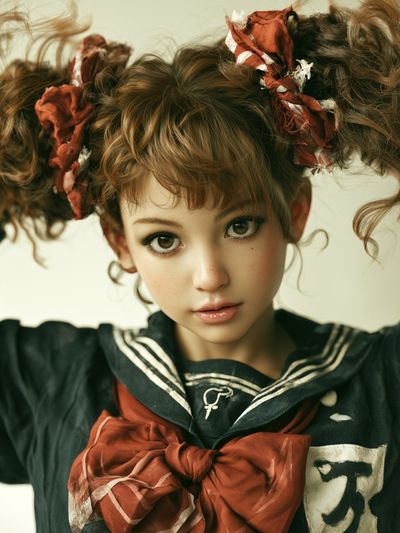 Sailor Girl Portrait Print.