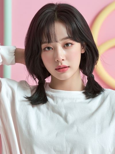 Pastel K-Beauty Portrait Print.