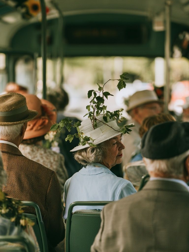 Vintage Tram Ride Photography Poster. poster detail