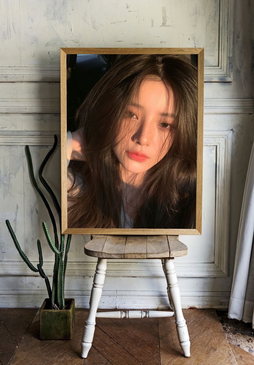Sunlit Portrait Photography Poster. room preview