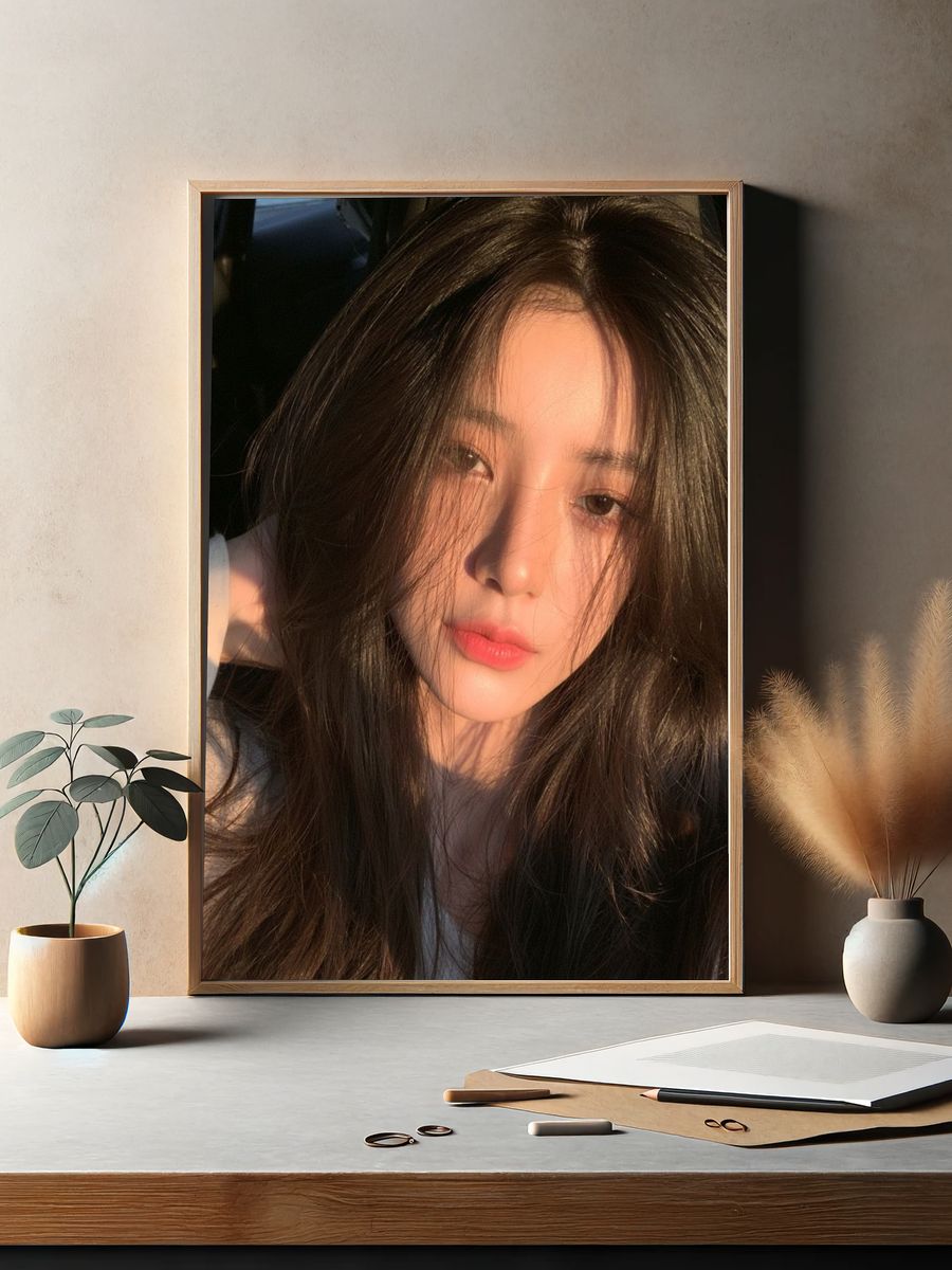 Sunlit Portrait Photography Poster. — room view 2