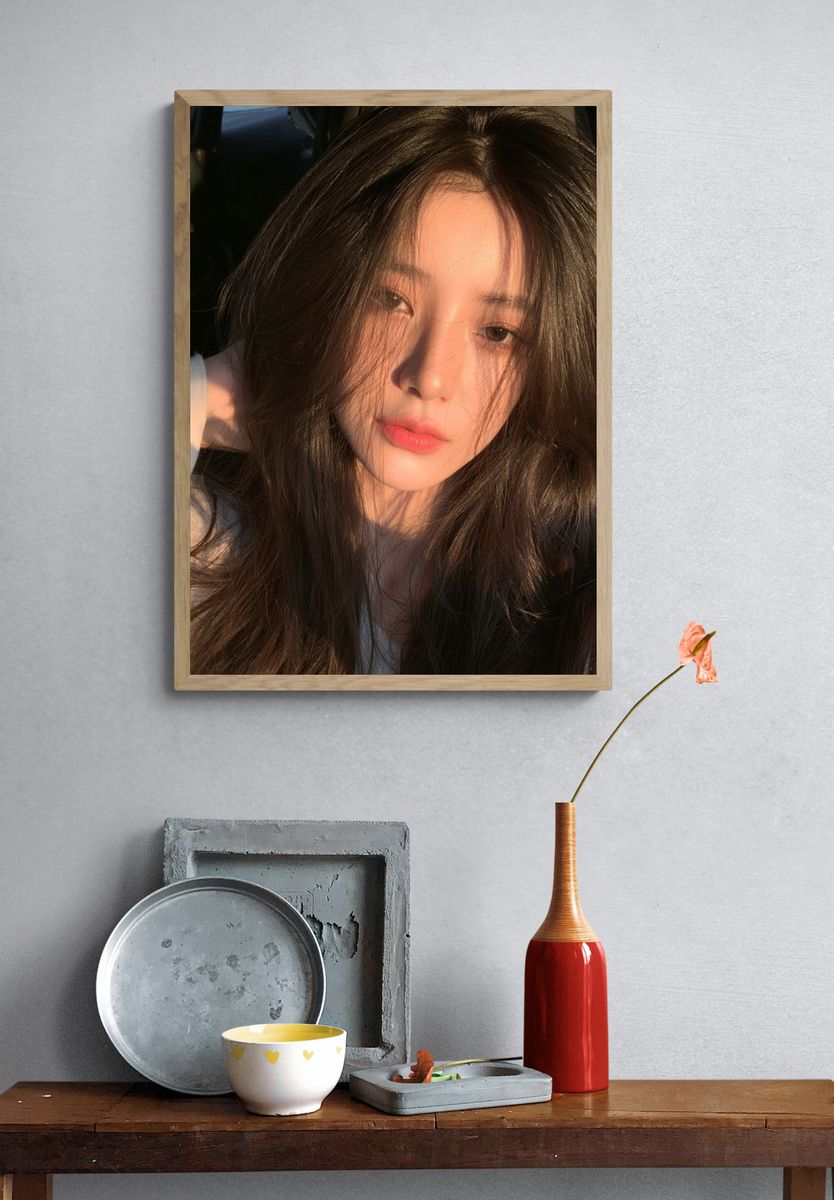 Sunlit Portrait Photography Poster. — room view 3