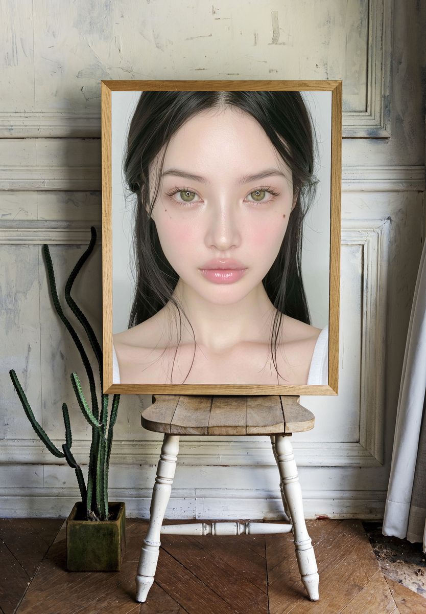 Soft Portrait Photography Poster. room preview