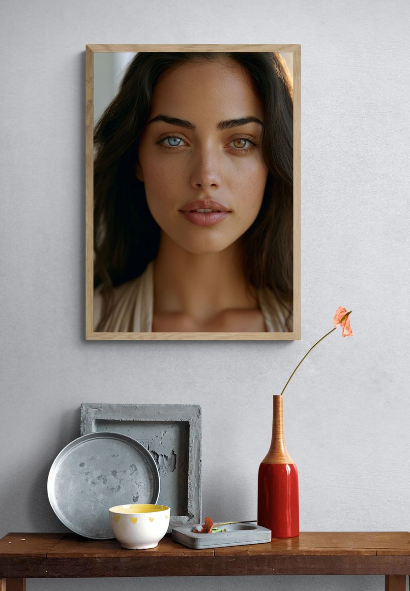 Dual-Eye Portrait Photography Poster. — room view 3