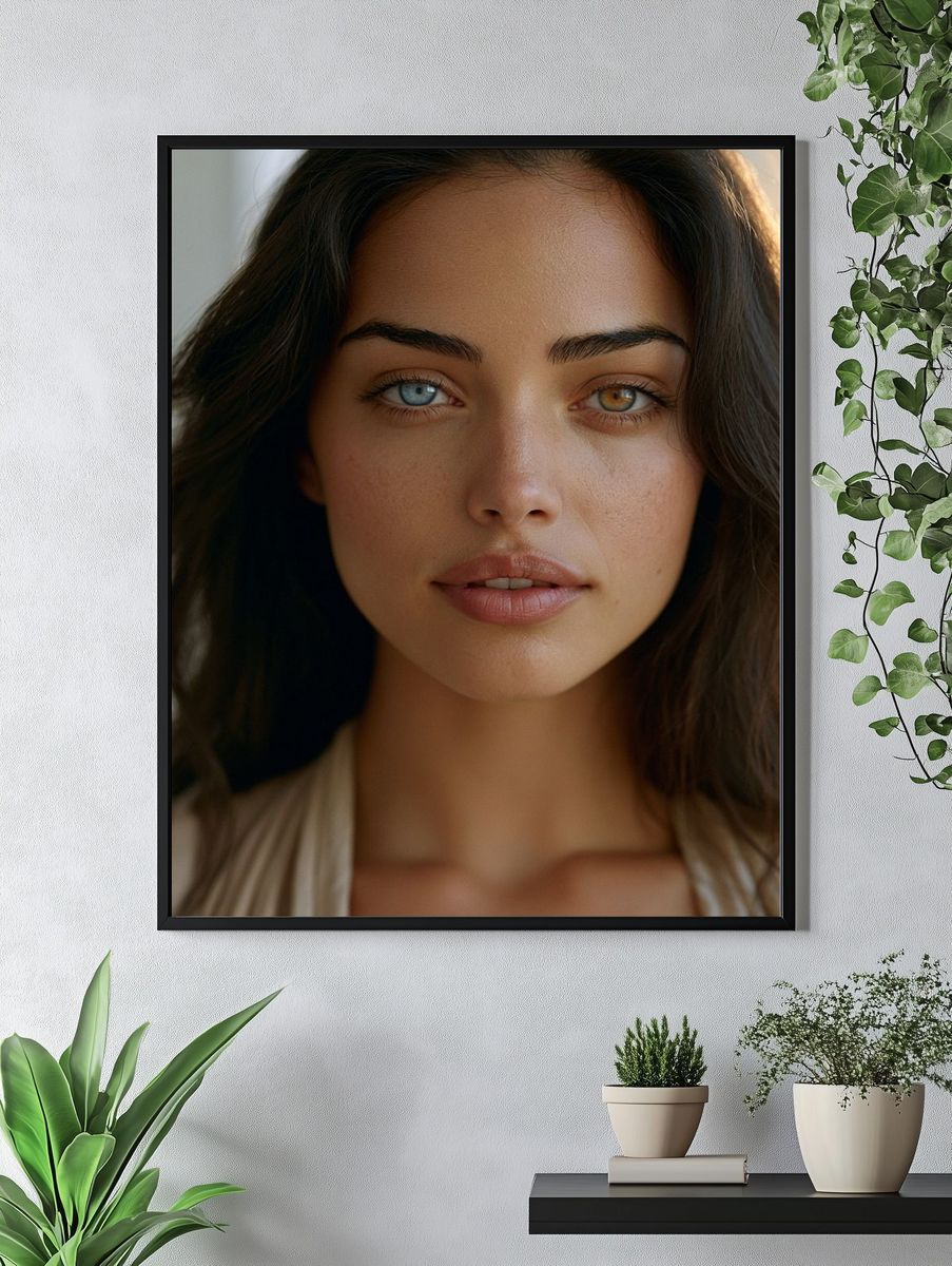 Dual-Eye Portrait Photography Poster. — room view 4