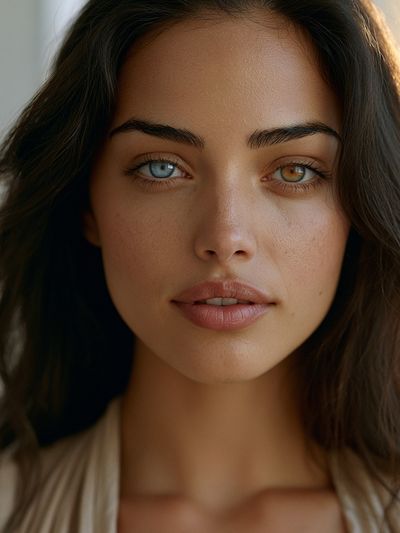 Dual-Eye Portrait Photography Poster. poster