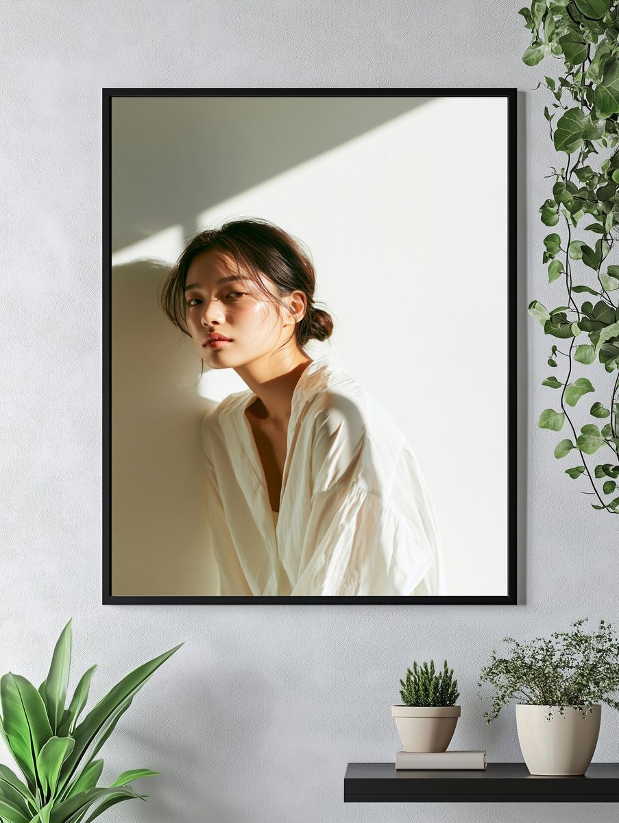 Soft Light Portrait Photography Poster. — room view 4