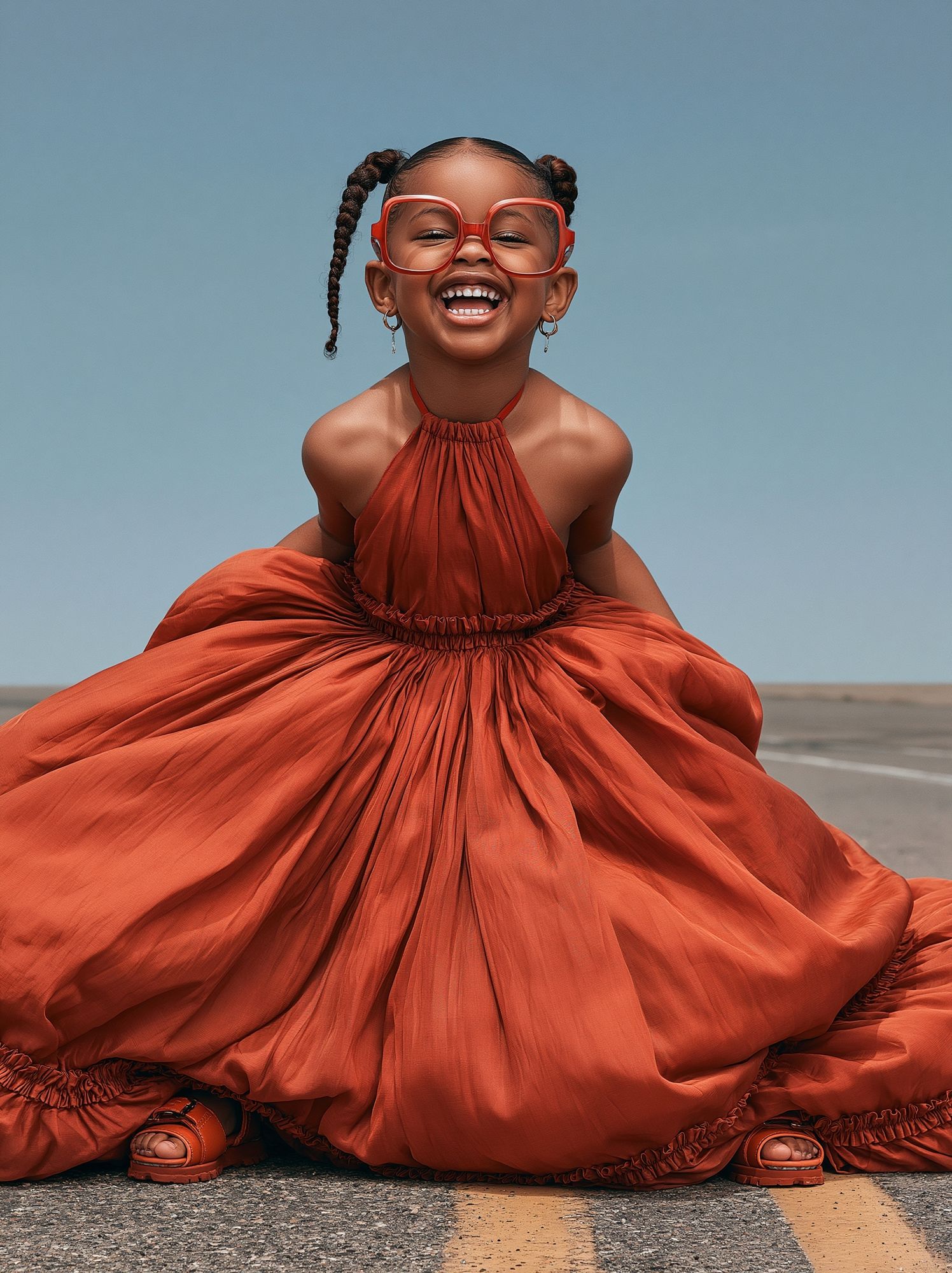 Joyful Child Portrait Photography Poster. poster detail