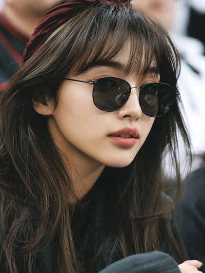 Sunglasses Portrait Photography Poster.