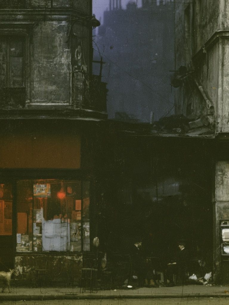 Moody Urban Street Photography Poster. poster — photography art